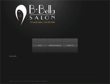 Tablet Screenshot of bbellasalon.com